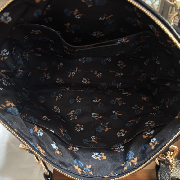 NEW WITHOUT TAGS! Coach Black and Denim Blue Bag with crossover option. - Picture 6 of 12